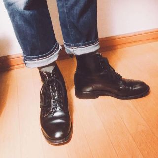 SANDERS - サンダース ミリタリーダービーブーツ 23〜23.5cmブラック
