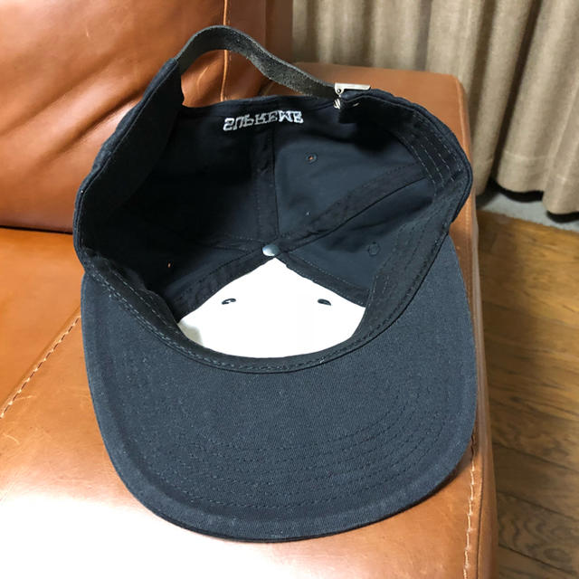 シュプリーム Felt S logo 6-Panel  黒 美品