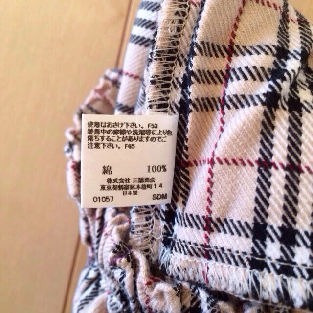 BURBERRY(バーバリー)のBURBERRY チェック柄パンツ 80 キッズ/ベビー/マタニティのキッズ服男の子用(90cm~)(その他)の商品写真