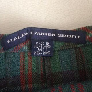 ラルフローレン(Ralph Lauren)のチェックプリーツスカート(ひざ丈スカート)