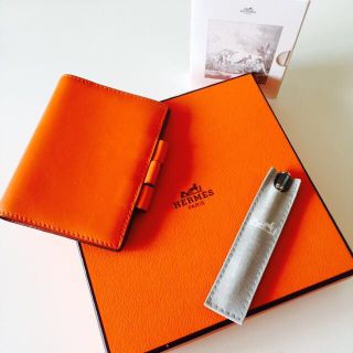 エルメス(Hermes)のHERMES アジェンダ手帳カバー&ペン(モバイルケース/カバー)