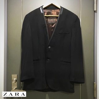ザラ(ZARA)の【セール‼️】ZARA/ザラ　ノーカラーブレザー B　"L"(スーツジャケット)