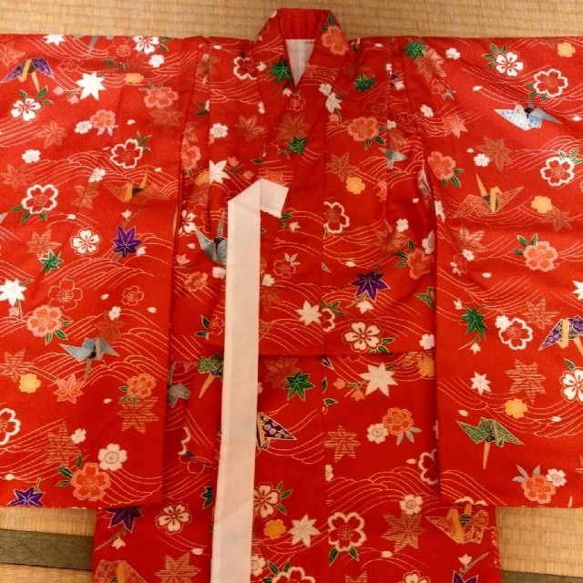 七五三　着物　足袋付き キッズ/ベビー/マタニティのキッズ服女の子用(90cm~)(和服/着物)の商品写真