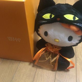 ハローキティ(ハローキティ)のハロウィンのキティとGODIVAのコラボぬいぐるみ(ぬいぐるみ)