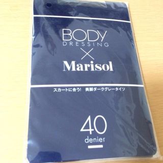 ボディドレッシングデラックス(BODY DRESSING Deluxe)のダークグレータイツ(タイツ/ストッキング)