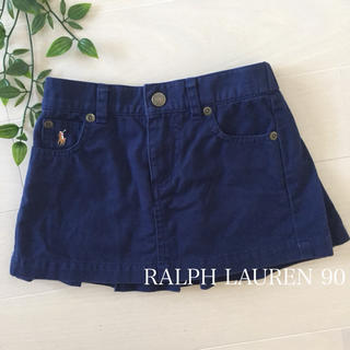ラルフローレン(Ralph Lauren)の♡RALPH LAUREN♡ラルフローレン スカート 90 紺 ネイビー(スカート)