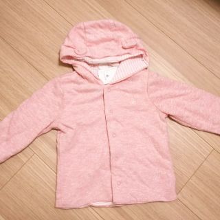 ベビーギャップ(babyGAP)の新品✳タグ付き GAPパーカー ピンク80(ジャケット/コート)