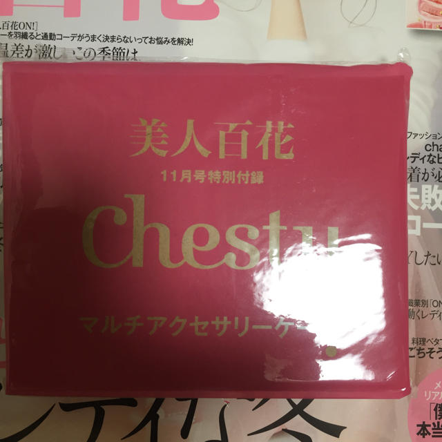 Chesty(チェスティ)の美人百花 付録 Chesty マルチアクセサリーケース レディースのファッション小物(その他)の商品写真