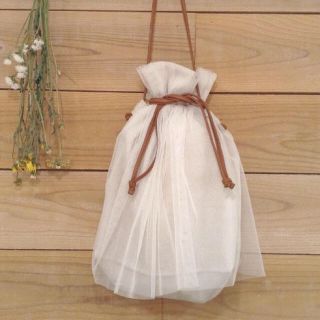 フラワー(flower)のflower little tulle bag ショルダーバッグ  ポシェット(ショルダーバッグ)