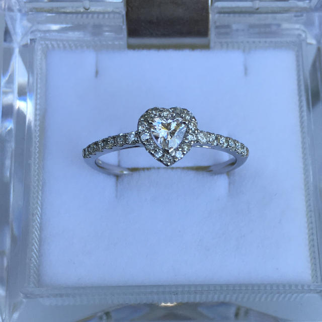 PT ハートシェイプ ダイヤモンド リング レディースのアクセサリー(リング(指輪))の商品写真