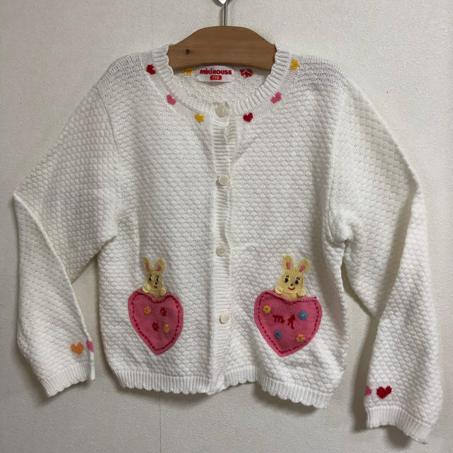 mikihouse(ミキハウス)のミキハウス カーディガン 110 キッズ/ベビー/マタニティのキッズ服女の子用(90cm~)(カーディガン)の商品写真