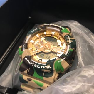 アベイシングエイプ(A BATHING APE)のape g-shock 25周年 zozo購入(腕時計(デジタル))