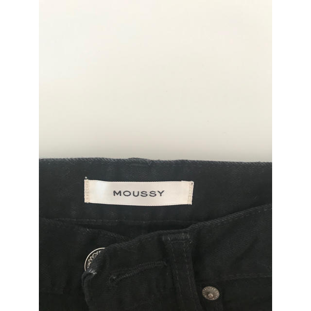 moussy HW Rebirth BLACK SKINNY 25インチ - デニム/ジーンズ