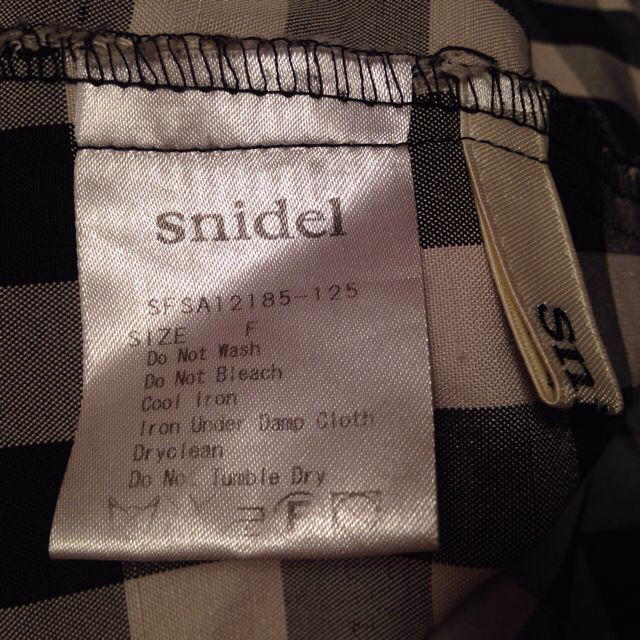 SNIDEL(スナイデル)のsnidel♡ギンガムチェックスカート レディースのスカート(ミニスカート)の商品写真