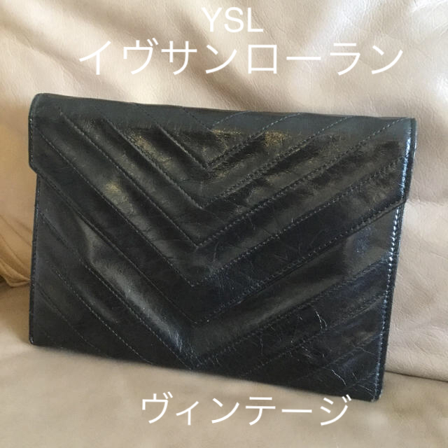 イヴサンローラン クラッチ バッグ YSL クラッチ ビンテージ