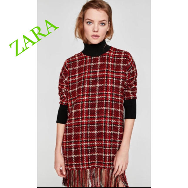 ZARA(ザラ)のZARA ツイード ワンピース  レディースのワンピース(ミニワンピース)の商品写真