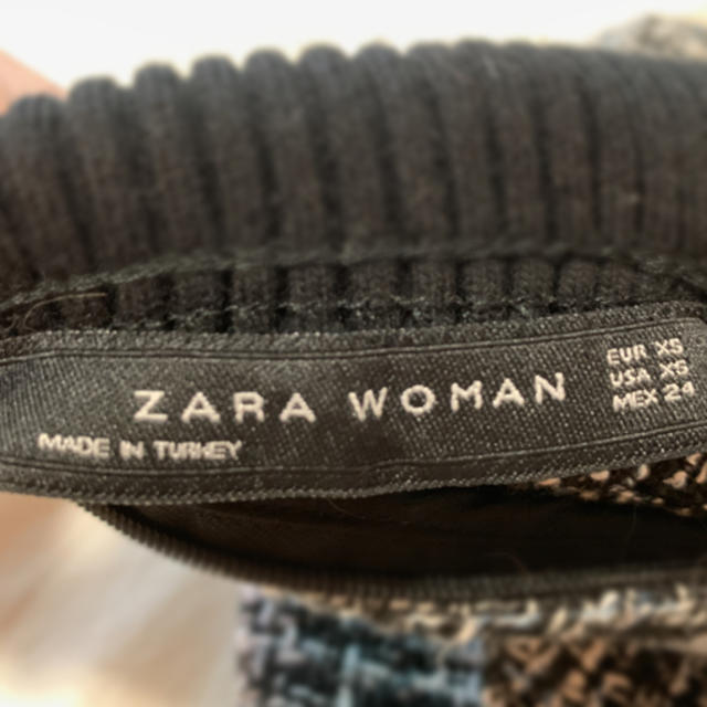 ZARA(ザラ)のZARA ツイード ワンピース  レディースのワンピース(ミニワンピース)の商品写真