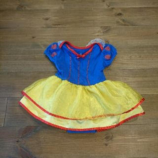 ディズニー(Disney)のハロウィンコスチューム仮装赤ちゃんbabyロンパースドレスプリンセス白雪姫ワンピ(衣装)