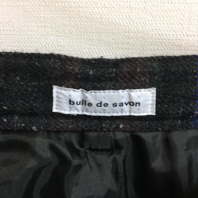 bulle de savon(ビュルデサボン)のビュルデサボン   チェック柄  ズボン レディースのパンツ(カジュアルパンツ)の商品写真