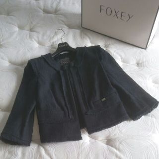 フォクシー(FOXEY)のゆうさまご予約済み♡美品フォクシージャケット(ノーカラージャケット)