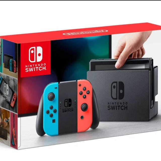 Nintendo Switch(ニンテンドースイッチ)の任天堂スイッチ 本体 ネオンブルー エンタメ/ホビーのゲームソフト/ゲーム機本体(家庭用ゲーム機本体)の商品写真