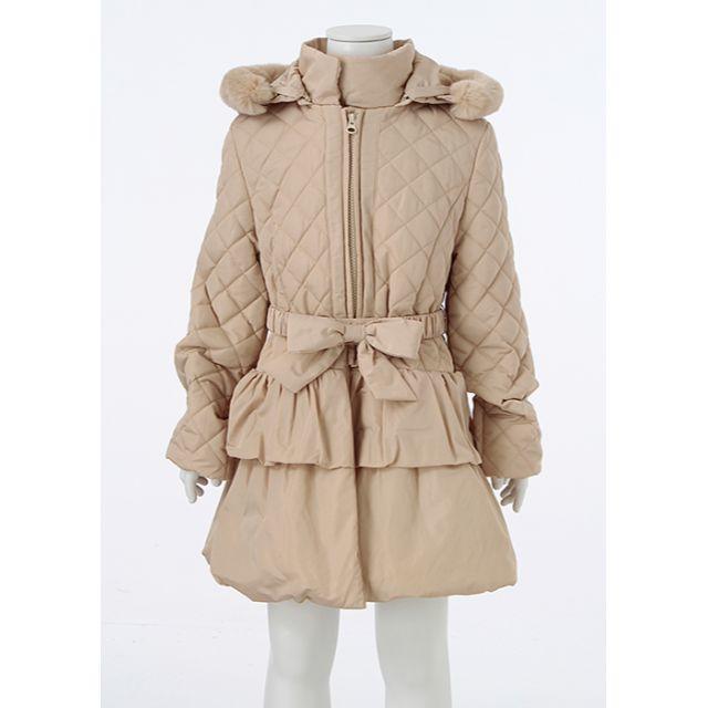 Mサイズ　lady's　中綿コート　ベージュ レディースのジャケット/アウター(ダウンコート)の商品写真