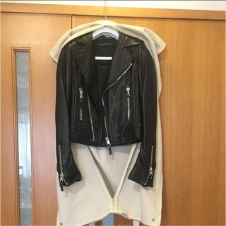 バレンシアガ(Balenciaga)のBALENCIAGA レザー ライダーズ ジャケット 34サイズ(ライダースジャケット)