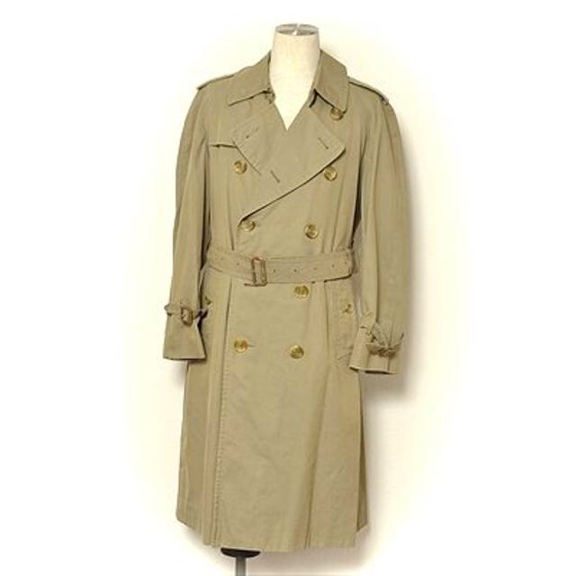 【日本限定モデル】  BURBERRY - ◆BURBERRYS◆trench coat khaki vintage トレンチコート