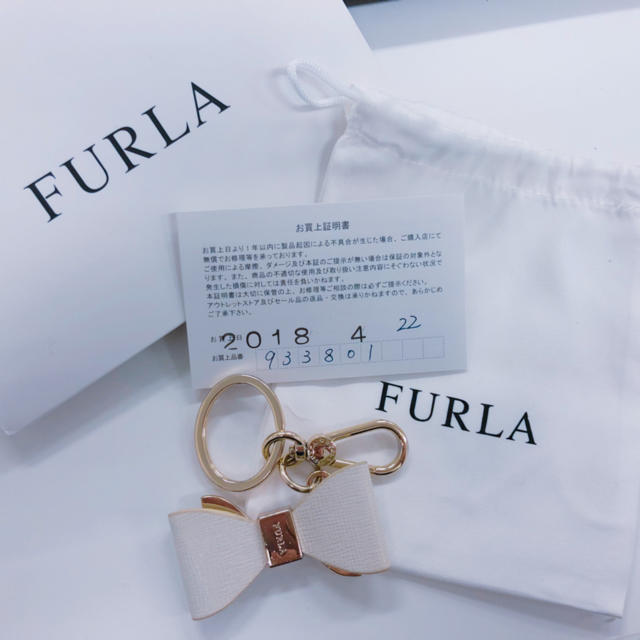 Furla(フルラ)の【本物】フルラ リボン キーホルダー レディースのファッション小物(キーホルダー)の商品写真