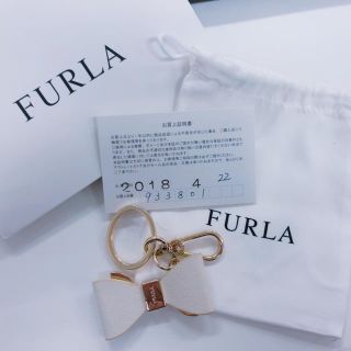 フルラ(Furla)の【本物】フルラ リボン キーホルダー(キーホルダー)