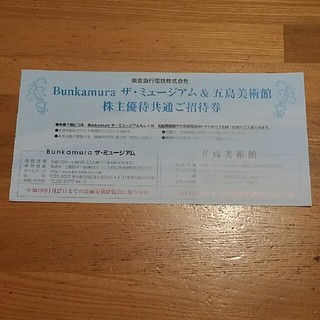 Bunkamuraザミュージアム招待券(美術館/博物館)