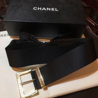 シャネル(CHANEL)の【mmさま専用】CHANEL サテンベルトとカチューシャ(ベルト)