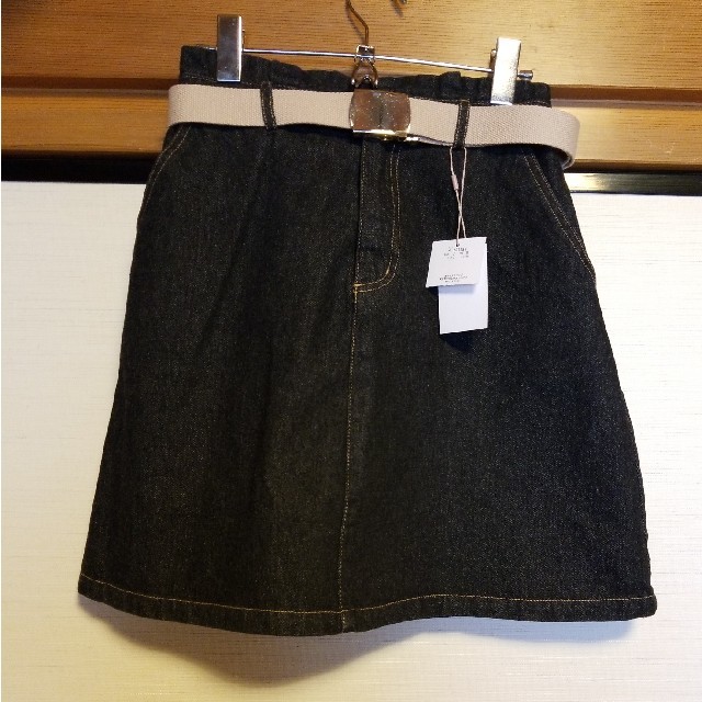 one after another NICE CLAUP(ワンアフターアナザーナイスクラップ)のナイスクラップ  デニムスカート レディースのスカート(ミニスカート)の商品写真