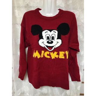 ディズニー(Disney)の[新品]ニットセーター❣️Mickey  (Ｌ)(ニット/セーター)