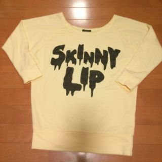 スキニーリップ(Skinny Lip)の◆スキニーリップ◆タレロゴカットソー◆YW◆(カットソー(長袖/七分))