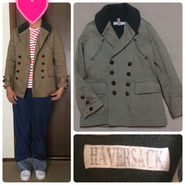 【美品】HAVERSACK ☆ミリタリージャケットコート☆日本製☆ビームス購入