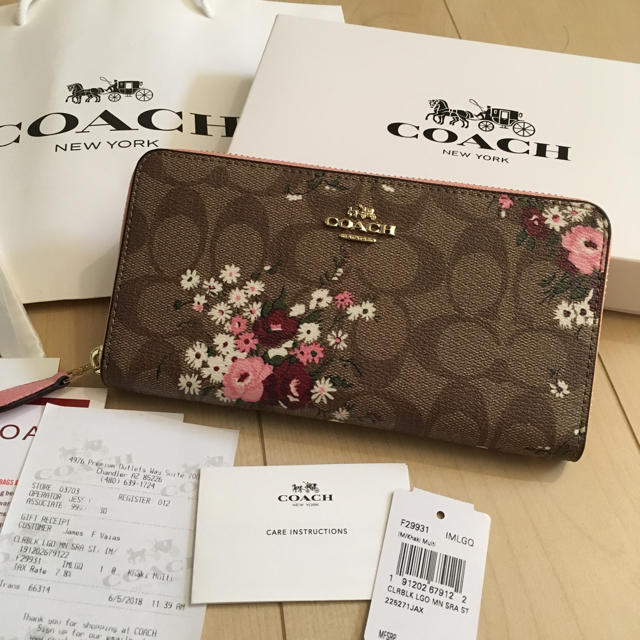 新品未使用♡COACH 長財布 フラワー 花柄