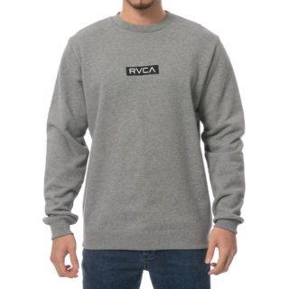 ルーカ(RVCA)の2018FW最新 BOX RVCA ルーカエンブロイダリープルオーバー グレーS(スウェット)