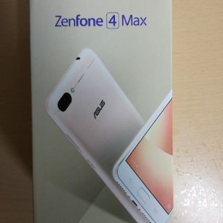 エイスース(ASUS)の新品未開封　Zenfone4 Max　gold(スマートフォン本体)