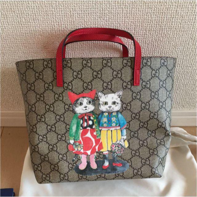 新品 GUCCI ヒグチユウコ 猫の可愛いバック グッチチルドレン-