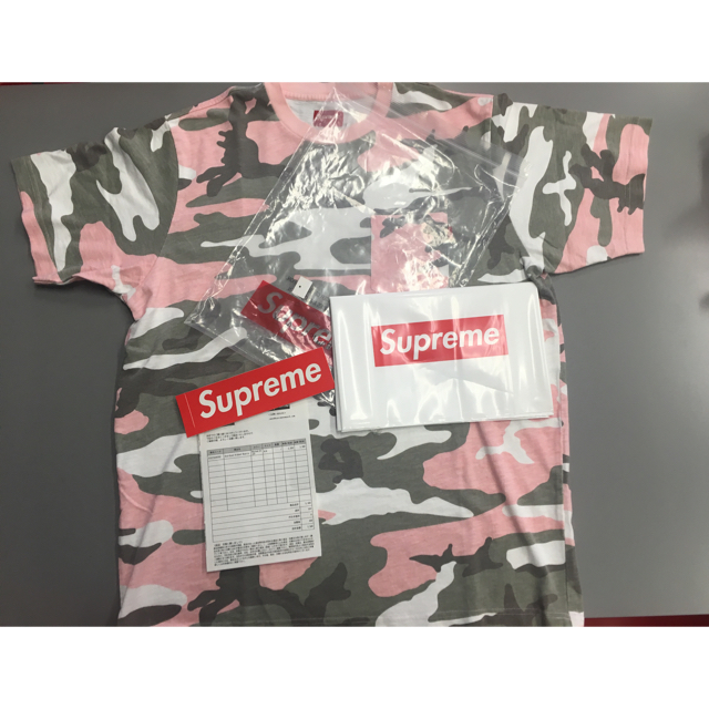 Supreme(シュプリーム)のsupreme pinkcamo XL pocket tee 2018S/S メンズのトップス(Tシャツ/カットソー(半袖/袖なし))の商品写真