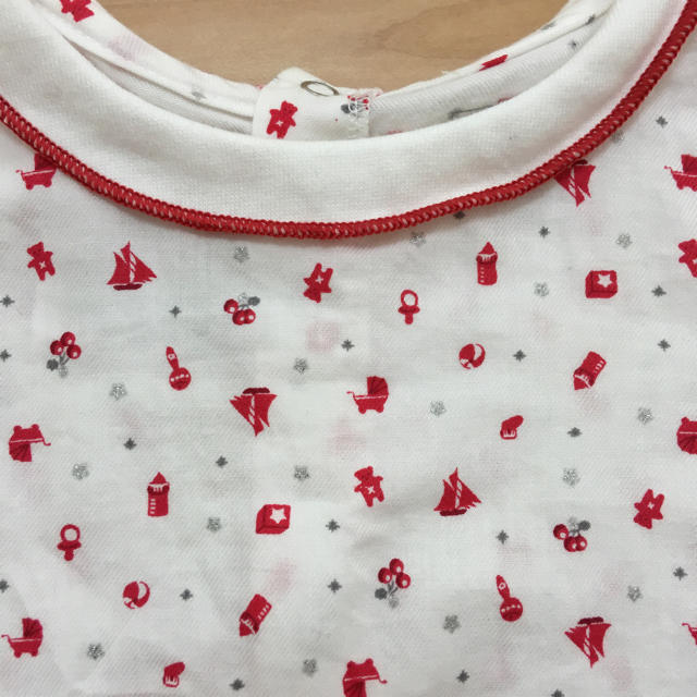 PETIT BATEAU(プチバトー)のシャツ キッズ/ベビー/マタニティのベビー服(~85cm)(シャツ/カットソー)の商品写真