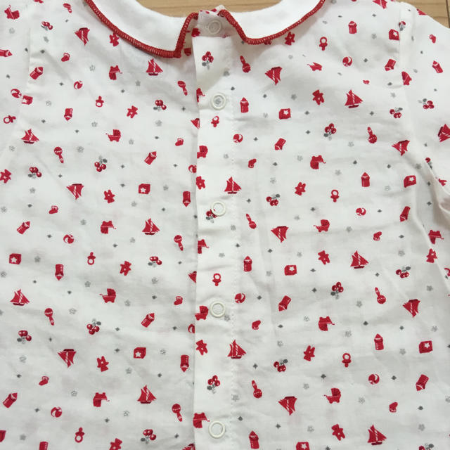 PETIT BATEAU(プチバトー)のシャツ キッズ/ベビー/マタニティのベビー服(~85cm)(シャツ/カットソー)の商品写真