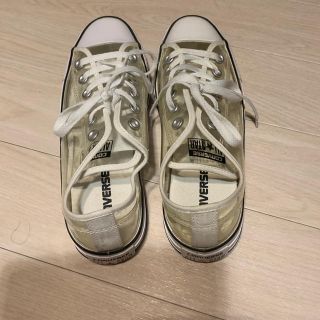 コンバース クリア スケルトン converse PVC 透明 カワグチジン