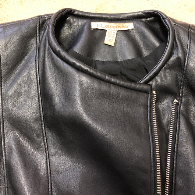 ZARA(ザラ)のZARA レザージャケット レディースのジャケット/アウター(ライダースジャケット)の商品写真