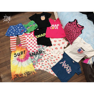 アナップキッズ(ANAP Kids)のANAP kids 夏服14着セット 80〜90cm(Tシャツ/カットソー)