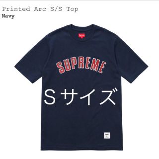 シュプリーム(Supreme)のsupreme Printed Arc S/S Top  Navy(Tシャツ/カットソー(半袖/袖なし))