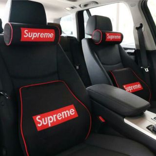 シュプリーム(Supreme)のSupreme 汎用記憶枕ネック腰用クッション1点セット(車内アクセサリ)