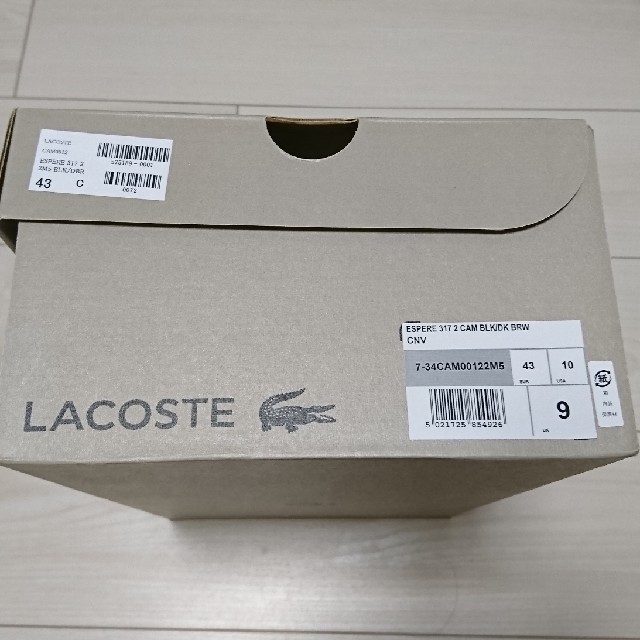 LACOSTE(ラコステ)の【新品&未使用】LACOSTE メンズスニーカー メンズの靴/シューズ(スニーカー)の商品写真