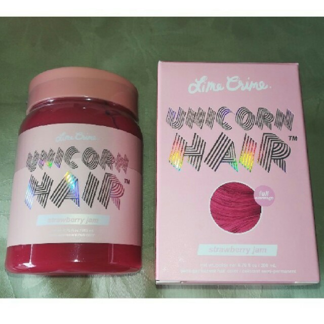 Lime Crime(ライムクライム)のみき様専用★【新品】ライムクライム strawberry jam コスメ/美容のヘアケア/スタイリング(カラーリング剤)の商品写真